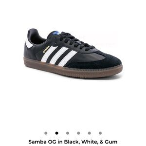 Black and White Samba OG Sneakers
